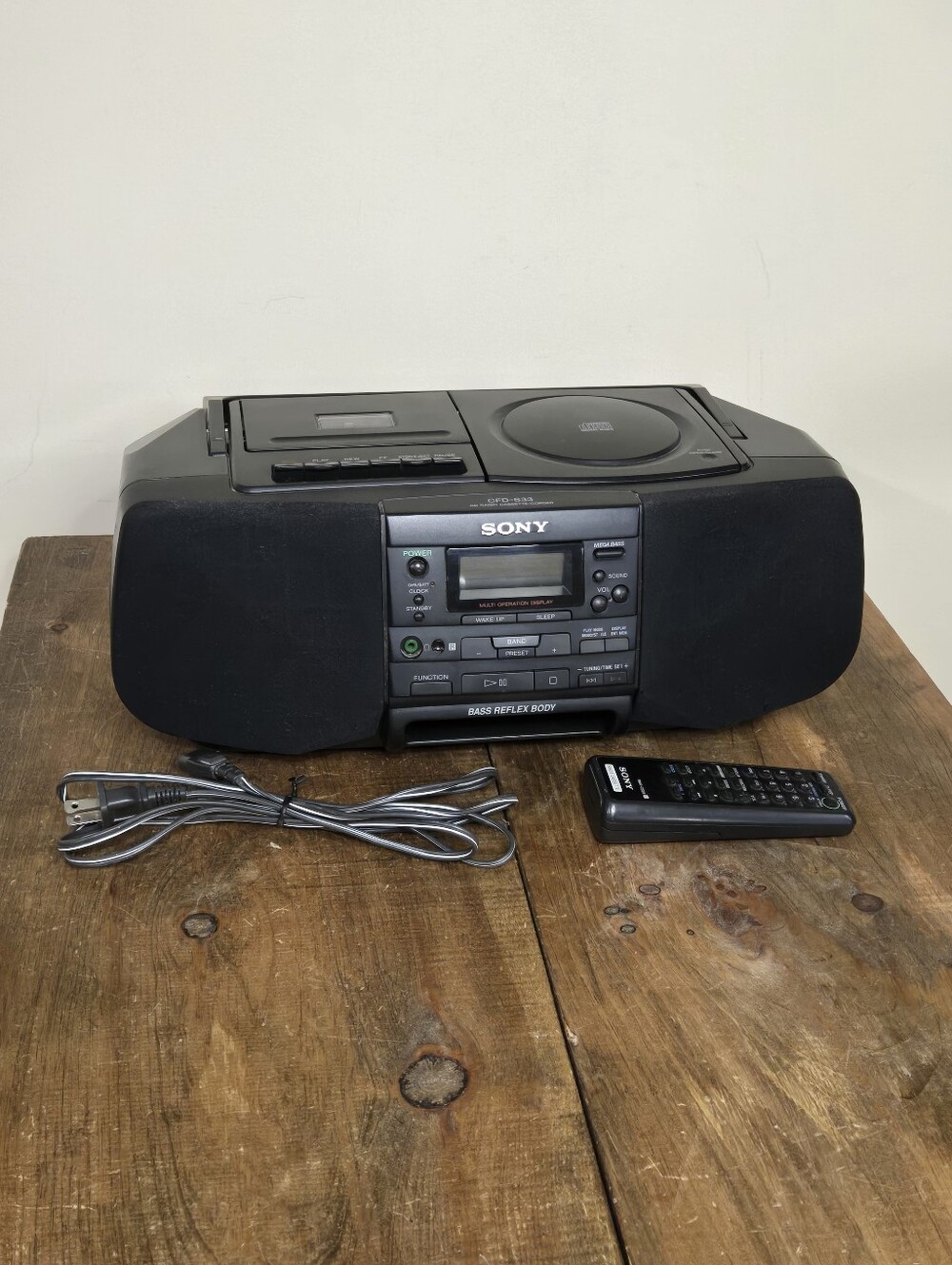Sony CFD-S33 CD Radio Cassette-Corder TESTED